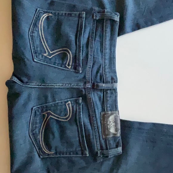 Rock & Republic Dark Blue Women's Jeans - Picture 6 of 7